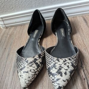 Nine West Black and Cream Women's Shoes